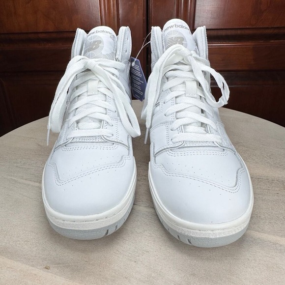 New Balance 650R Whiteout Men's Basketball Shoes Size 10 High Top Sneakers NEW - Picture 2 of 15